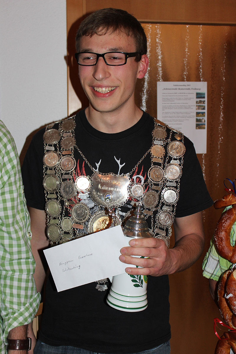 Schützenkönig Andreas Hafner